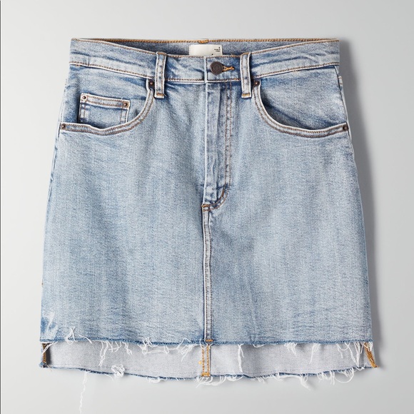 Aritzia Wilfred Denim Skirt - Picture 1 of 6